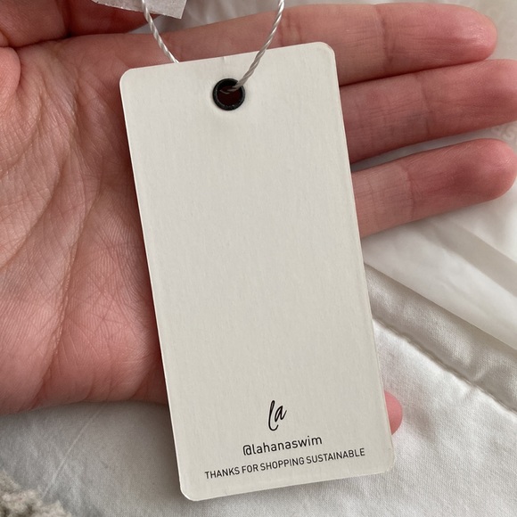 LaHana swim xs Emilia high cut bikini bottom in pine lime never worn with tags - Picture 12 of 13